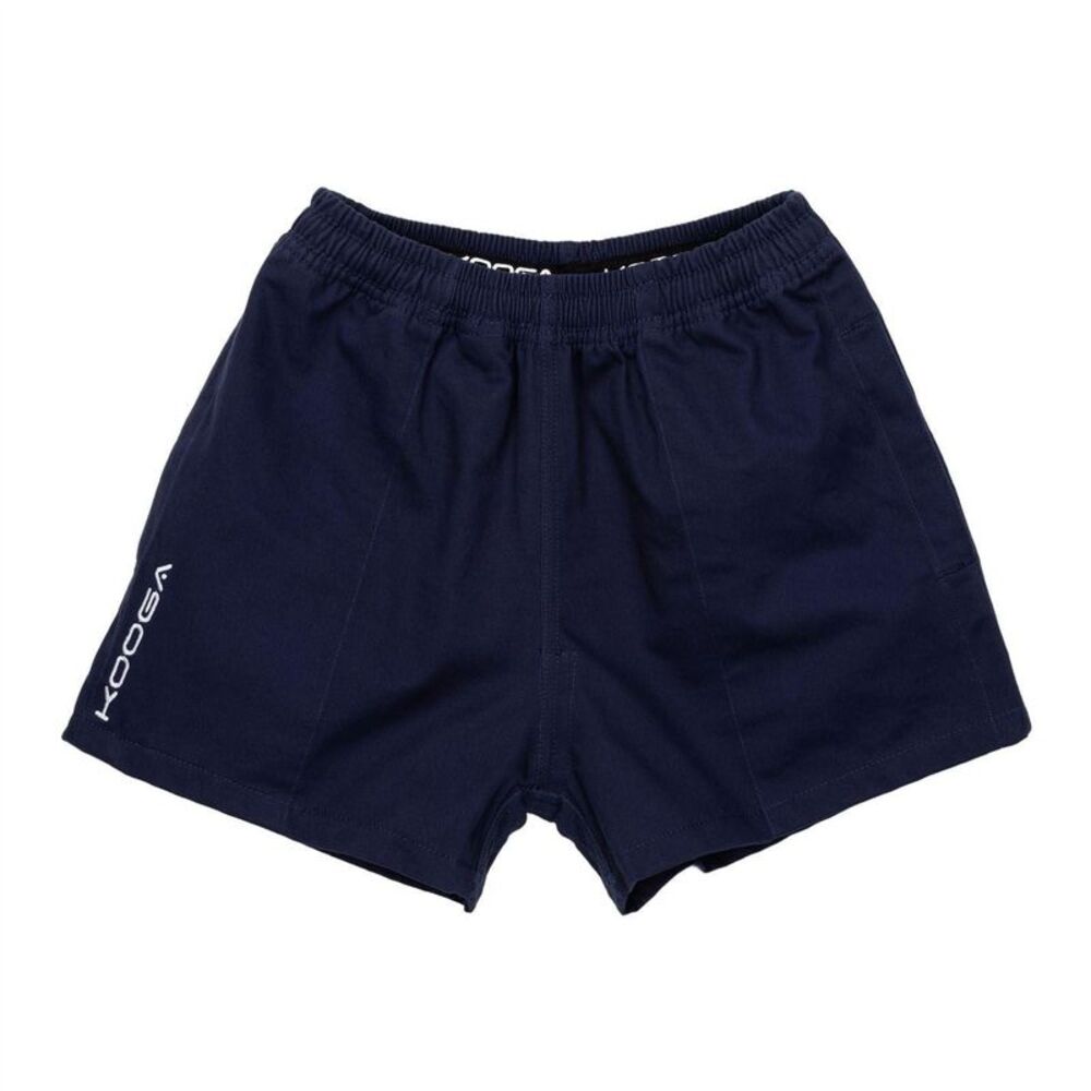 KooGa Childrens/Kids Cotton Rugby Shorts / Navy